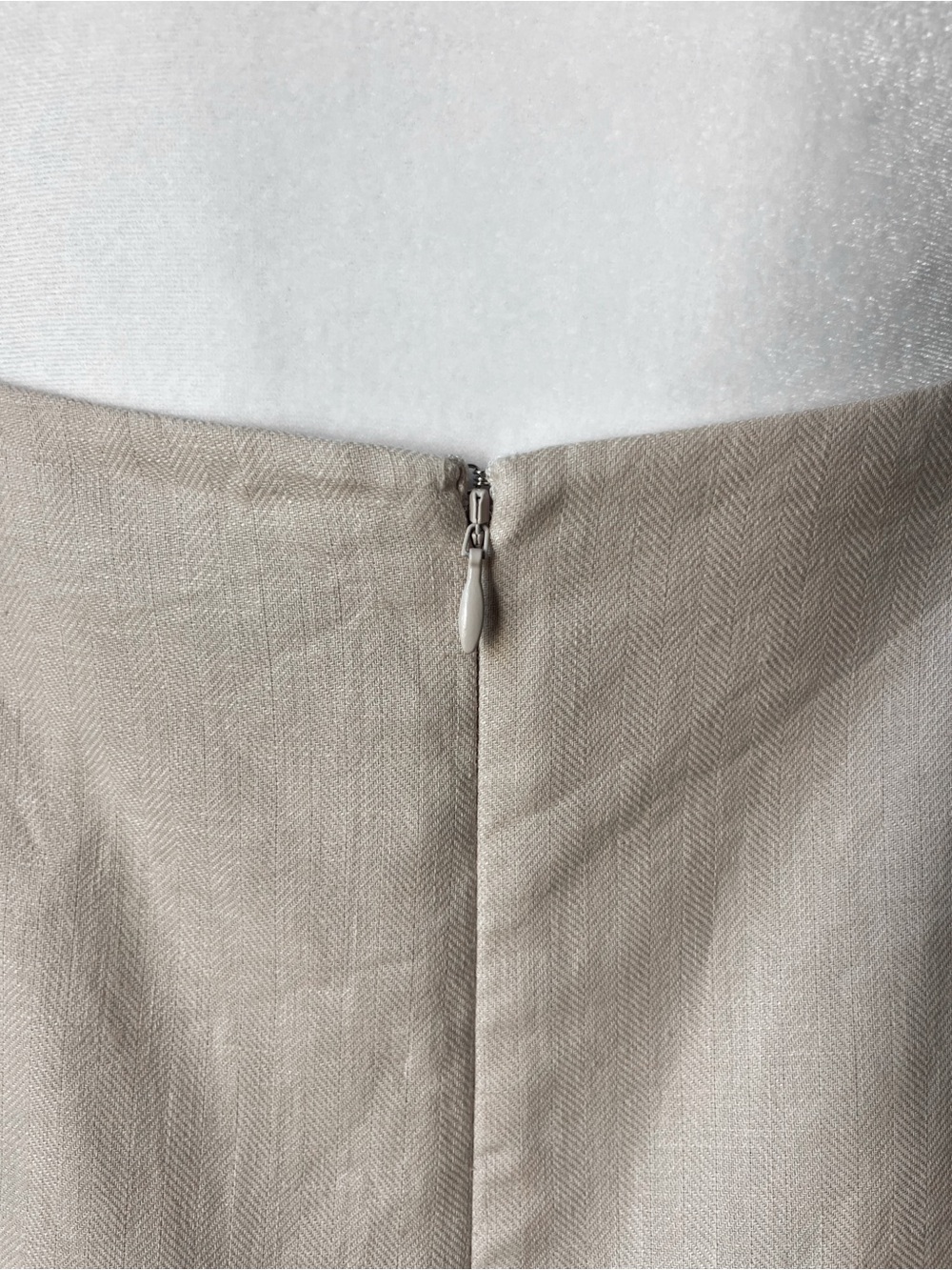 Anthropologie Mare Mare Linen Blend Strappy Mini Tent Dress Cream Size Small - Picture 8 of 11